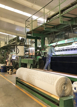 机制地毯工厂实景图