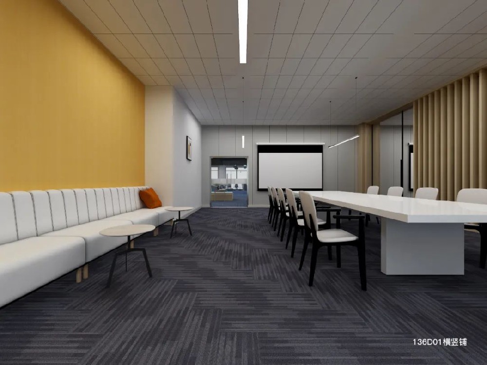 方块地毯在办公室中的应用与优势